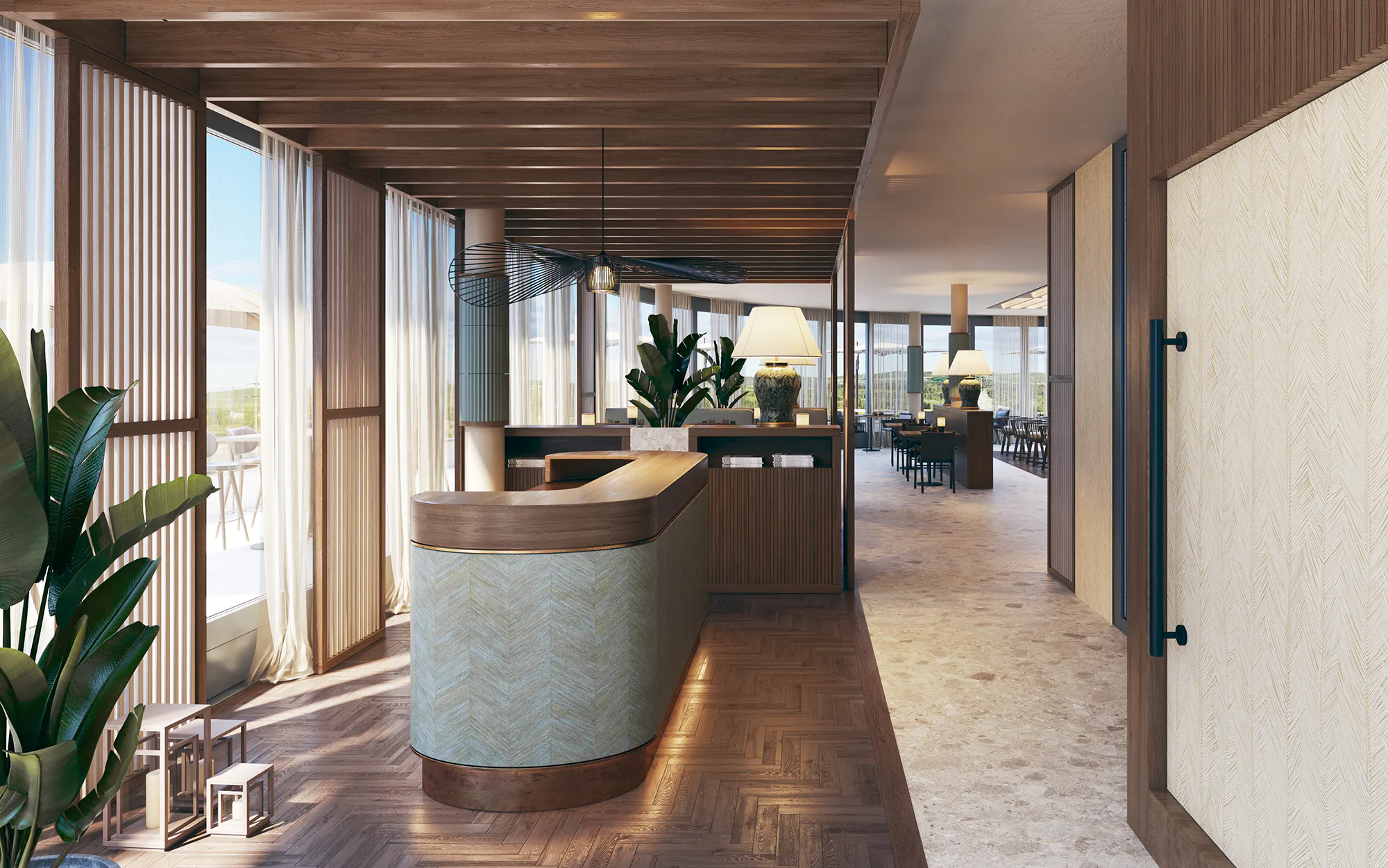 Architectural-rendering-restaurant-inside-lobby