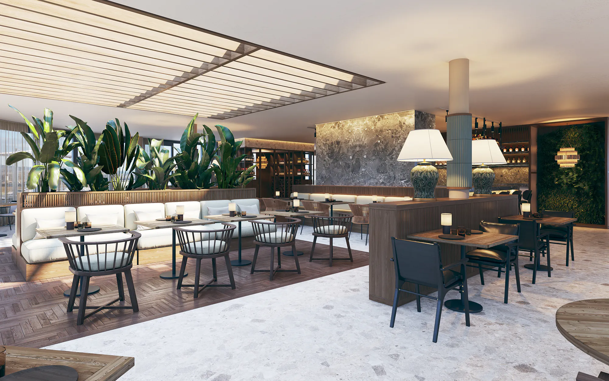 Architectural-rendering-restaurant-interior