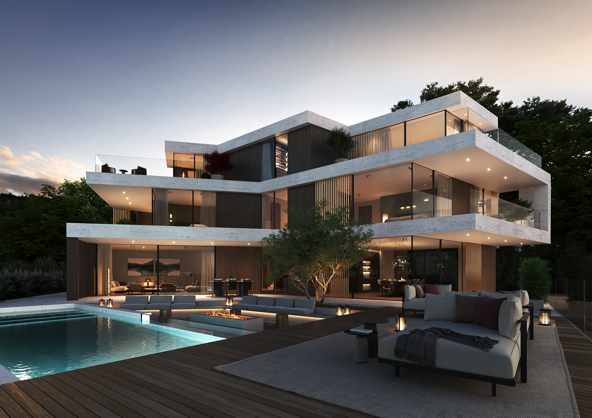 Rendering-Villa-Zollikon-Elysia-Living