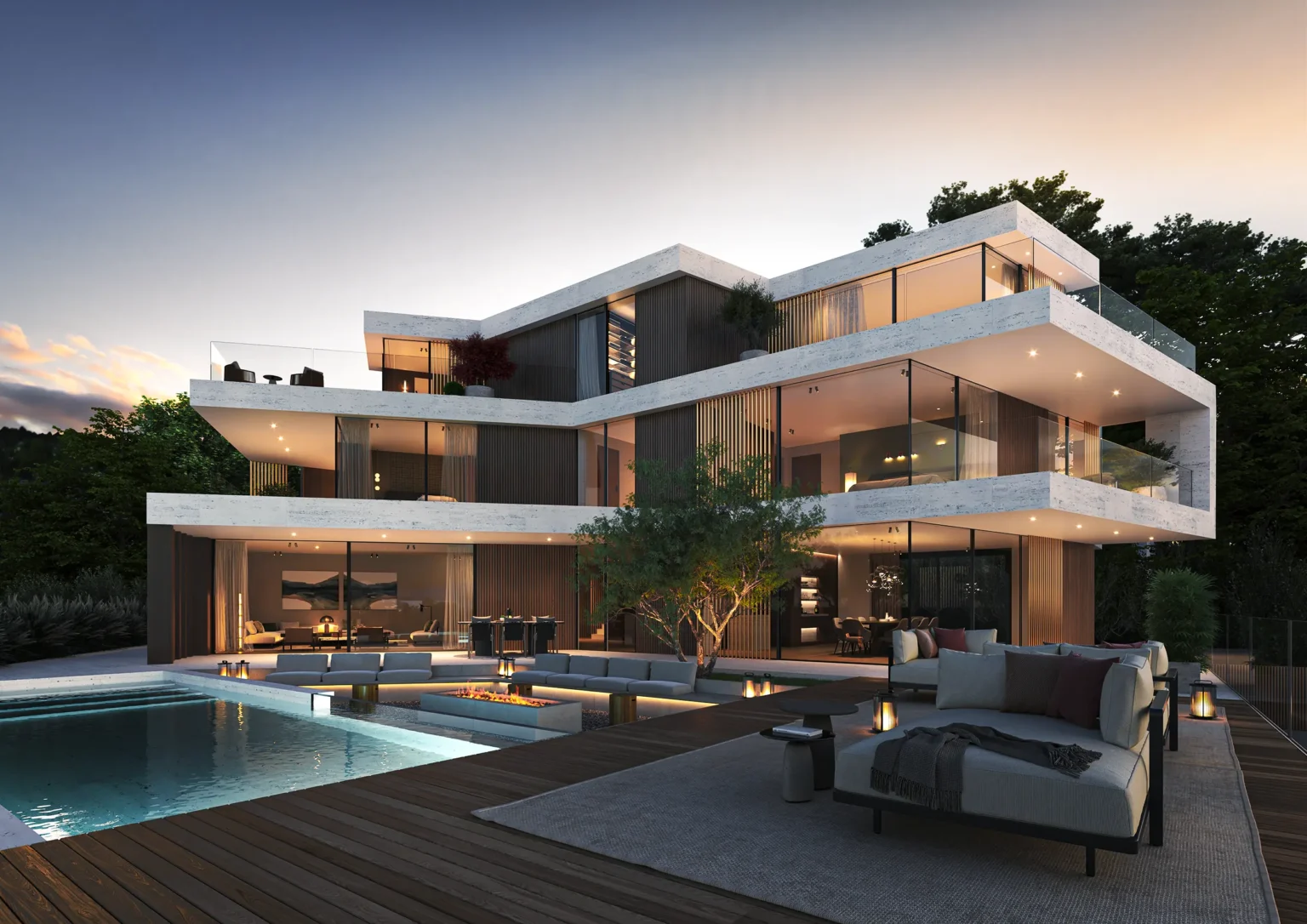 Aussenvisualisierung-Villa-Zollikon