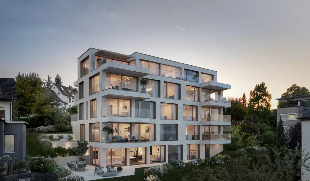 Outdoor rendering Richterswil prime view